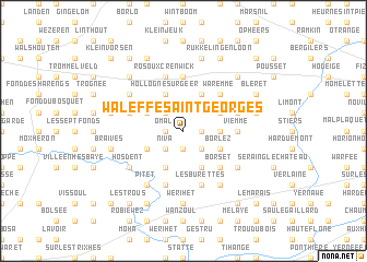 map of Waleffe Saint-Georges