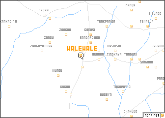 map of Walewale