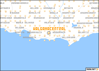 map of Walgama Central