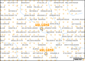 map of Walgama