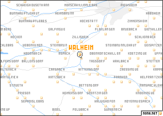map of Walheim