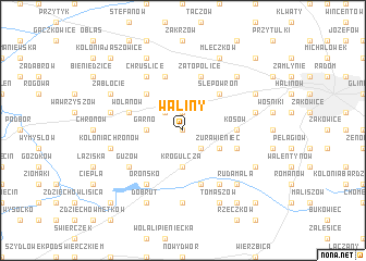 map of Waliny