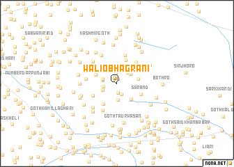 map of Walio Bhāgrāni