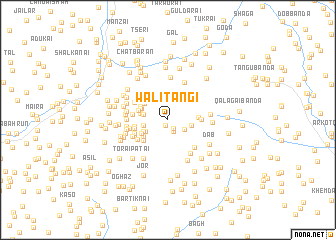 map of Wali Tangi