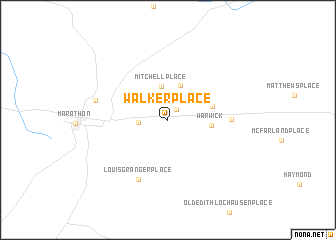 map of Walker Place