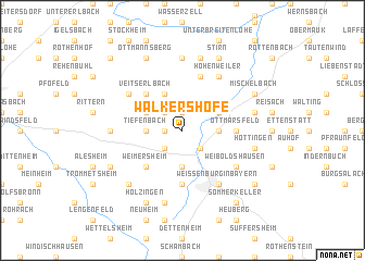 map of Walkershöfe