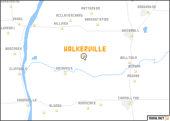 map of Walkerville