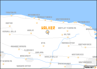 map of Walker