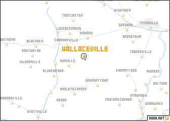 map of Wallaceville