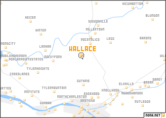 map of Wallace