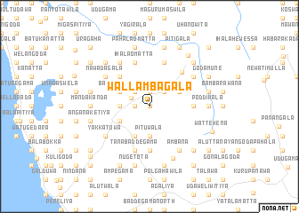 map of Wallambagala