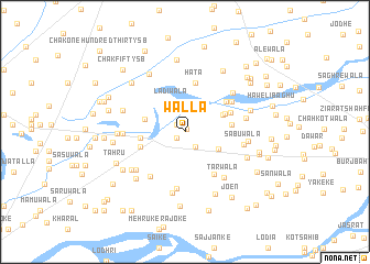 map of Walla