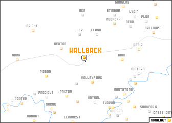 map of Wallback