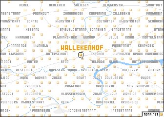 map of Wallekenhof