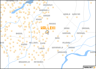 map of Walleki