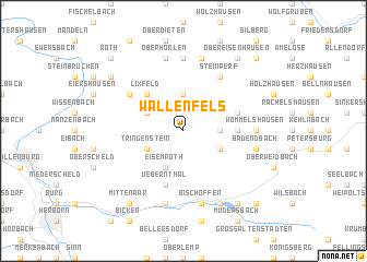 map of Wallenfels