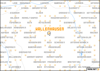 map of Wallenhausen