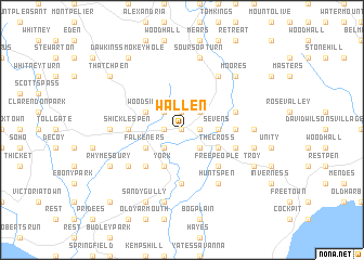 map of Wallen