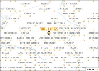 map of Wallings