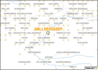 map of Wallmersdorf