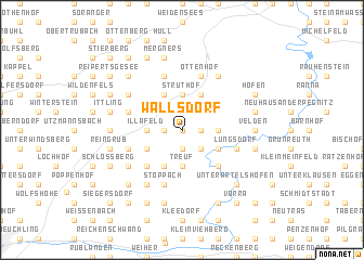 map of Wallsdorf