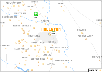 map of Wallston