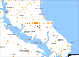 map of Wallville Acres