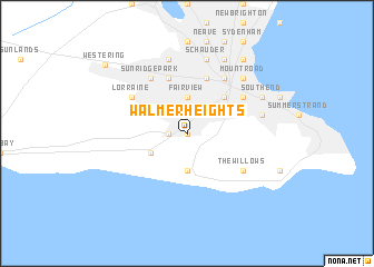 map of Walmer Heights