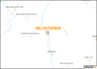 map of Walnut Grove