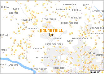 map of Walnut Hill