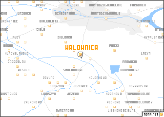 map of Wałownica