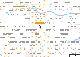 map of Walpersdorf