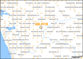 map of Walpita