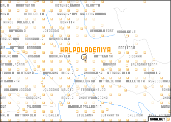 map of Walpoladeniya