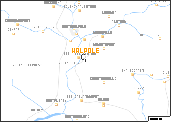 map of Walpole