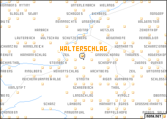 map of Walterschlag