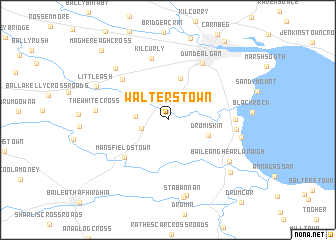 map of Walterstown