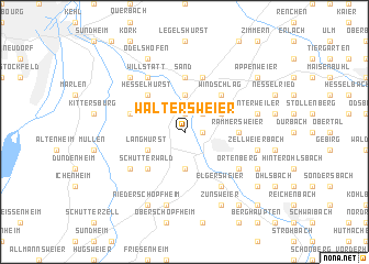 map of Waltersweier