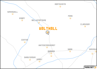 map of Walthall