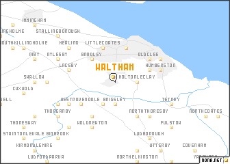 map of Waltham