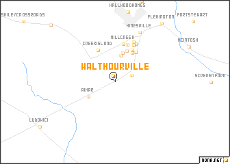 map of Walthourville