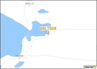 map of Waltowa