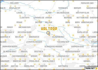 map of Waltrop