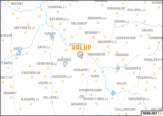 map of Walur