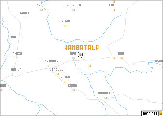 map of Wamba-Tala