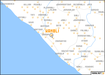 map of Wambli