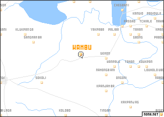 map of Wambu