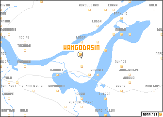 map of Wamgo Dasin