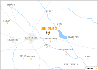 map of Wampler