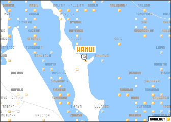 map of Wamui